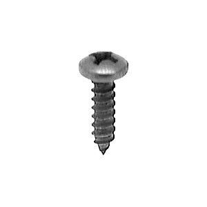 #8 X 1/2'' Phillips Pan Head Tapping Screw - Black Oxide