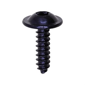 Interior Trim Round Washer Head Tapping Screw Audi VW - Black Zinc