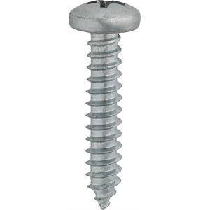 #10 X 1'' Phillips Pan Head Tapping Screw - Zinc