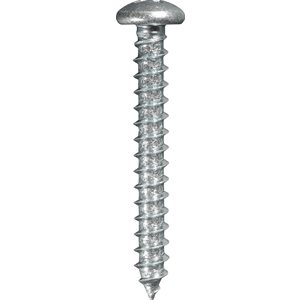 #10 X 1-1/2'' Phillips Pan Head Tapping Screw - Zinc